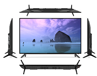 Beli 40 Inch Smart LED TV Tempered Glass Multi Language Wifi LED TV online manufacture