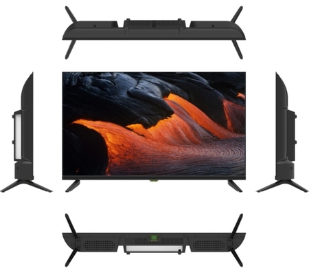 Beli 85 Inch Smart TV TV tanpa bingkai ketebalan ultra tipis Google TV 4K TV online manufacture