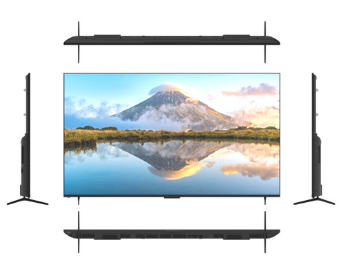 Ultrathin Ketebalan 85 Inch Smart TV Quad-Core A55 1.8GHz CPU Perhotelan TV Tanpa Bingkai
