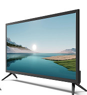 Waktu Respons 8ms TV LED Normal 24 INCI dengan Warna Hitam dan Frekuensi Sinkronisasi 50Hz/60Hz