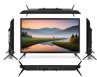 Mudah Pemasangan 40 Inch LED TV 2K LED TV Metal Housing Dengan Frame