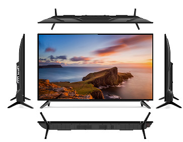 40 Inch Normal LED TV DTV Tempered Glass Mudah Operasi Dengan Multimedia Play