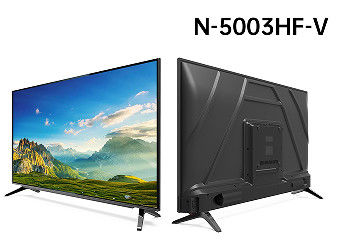 Frekuensi Sinkronisasi 50Hz/60Hz TV LED Normal dengan 2 Port USB dan Warna Hitam