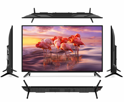 Layar LED 55 Inch Smart TV Frekuensi Sync 50Hz Dengan Plastik Housing