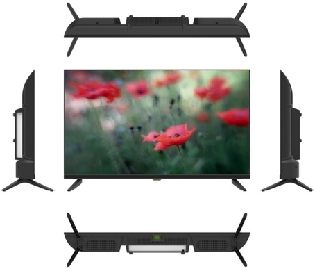 Frameless 43 Inch Smart TV Dukungan USB Multi Media Dengan Metal Housing