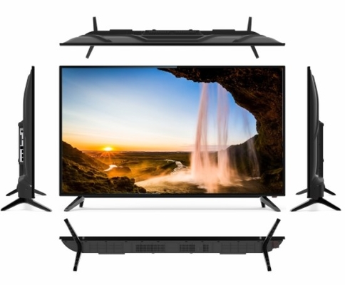 Disesuaikan 75 Inch Google TV Tempered Glass UHD Smart TV Dukungan HD