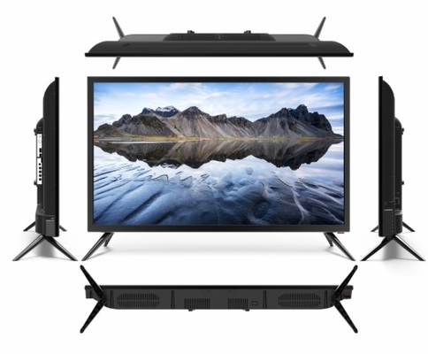 High Definition 32 Inch Google TV Frame Kaca Tempered Smart TV Speaker HIFI