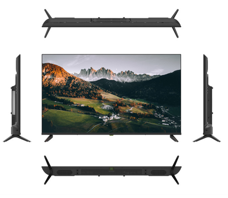 Android 55 Inch QLED TV 4K Remote Control Disesuaikan Dengan Desain Tanpa Bingkai