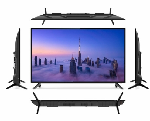 Tempered Glass 50 Inch Smart TV 4K Frameless Border Dengan Layar LED