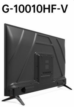 100 inci TV Digital ATSC Android TV Untuk Rumah Penggunaan Logam Dengan Kaca Tempered